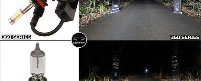 Led It Up 360 series vs Halogen standard