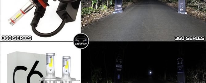 Kit LED 360 Series vs C6