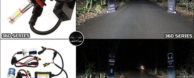 Kit LED 360 Series vs instalatie Xenon AE 35W