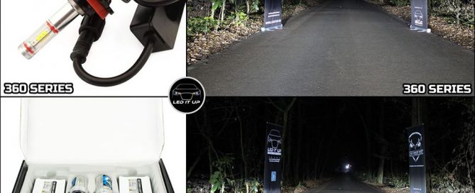 Kit LED 360 Series vs instalatie Xenon AE 55W