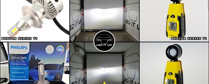 Photon Series V1 vs Philips Xtreme Ultinon Gen2