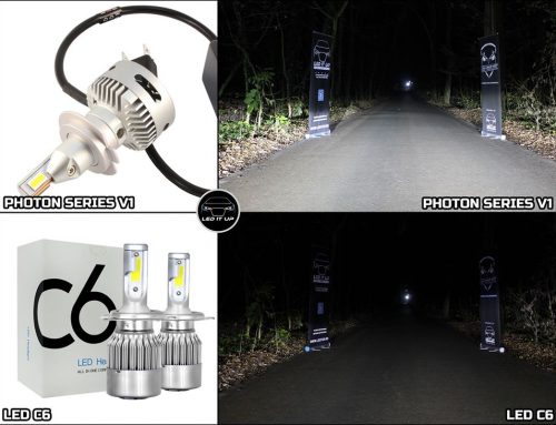 Teste comparative: Kit LED Photon Series V1 vs. LED C6